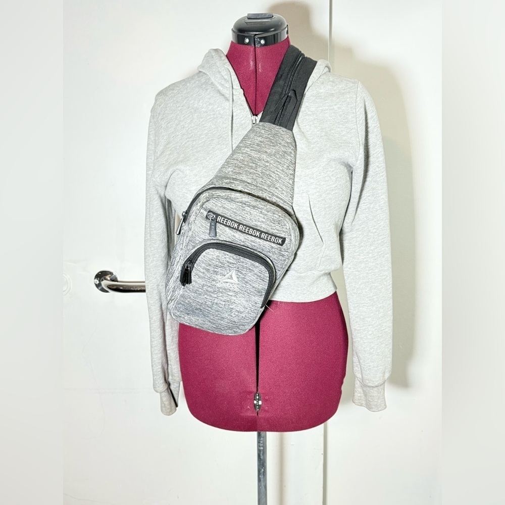 Reebok Heather Gray Crossbody Bag